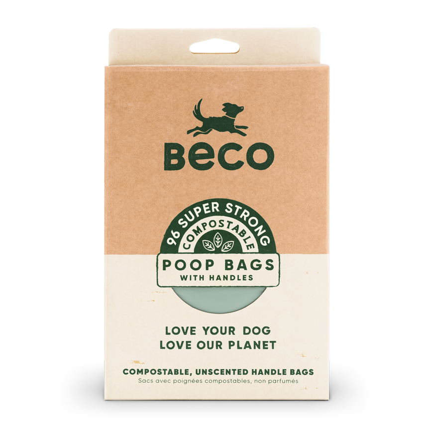 Beco Compostable Poop Bags With Handles 96's