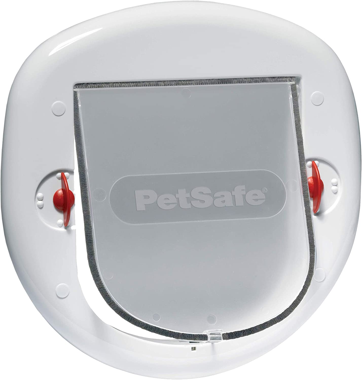Staywell Deluxe Manual 4 Way Locking Large Cat/Small Dog Flap White