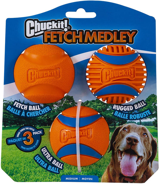 Chuckit! Fetch Medley Gen 3 Medium - 3 Pack