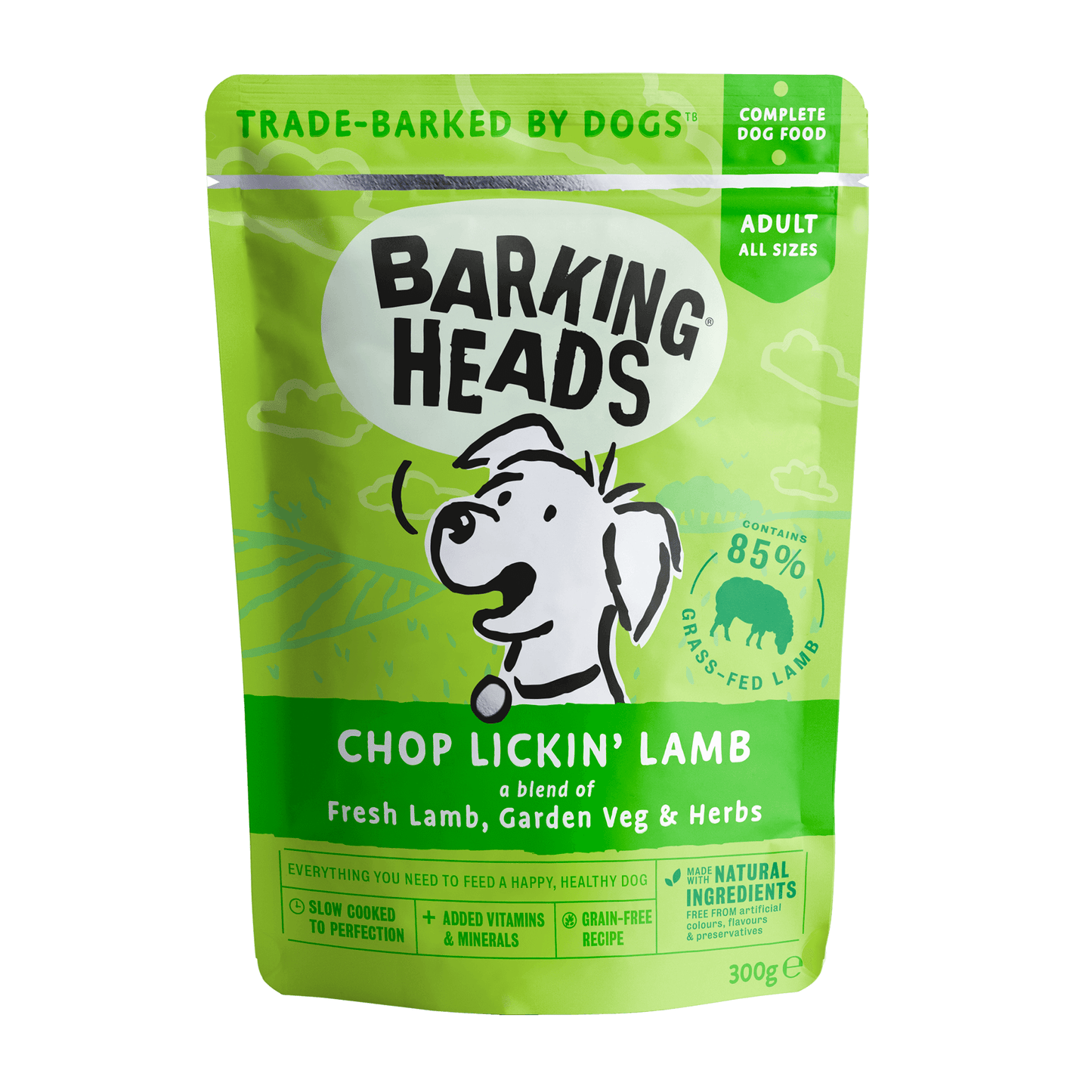 Barking Heads Chop Lickin' Lamb 300g