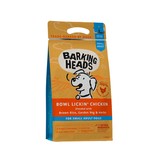 Barking Heads Bowl Lickin’ Chicken Small Breed 1.5kg