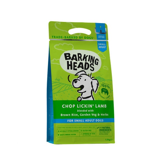 Barking Heads Chop Lickin’ Lamb Small Breed 1.5kg