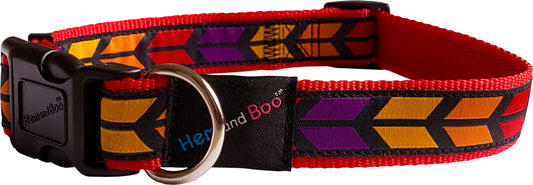 Hem & Boo Chevron Brights Adjustable Collar