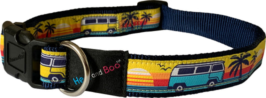 Hem & Boo Camper Van Brights Adjustable Collar