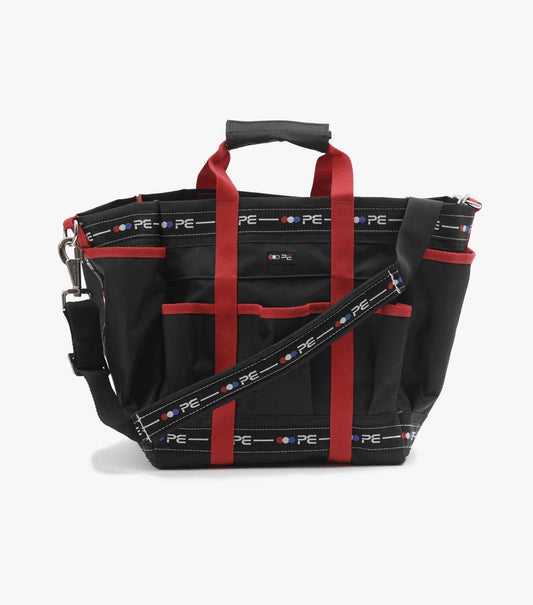 Grooming Kit Bag - Black & Red
