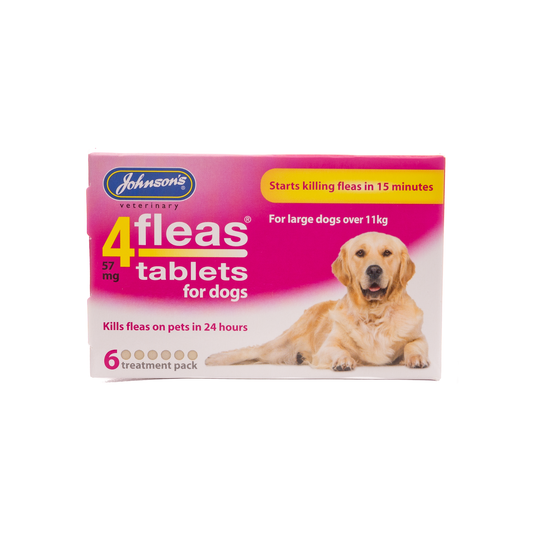 4fleas Tablets - Dogs Over 11kg 6 Tablets