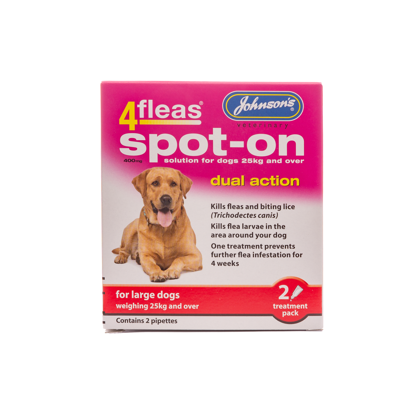 4fleas Spot-on Large Dog 2 Vial Pack