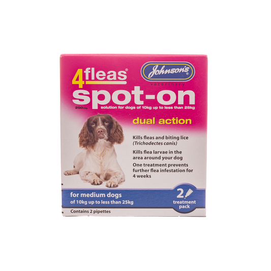 4fleas Spot-on Medium Dog 2 Vial Pack
