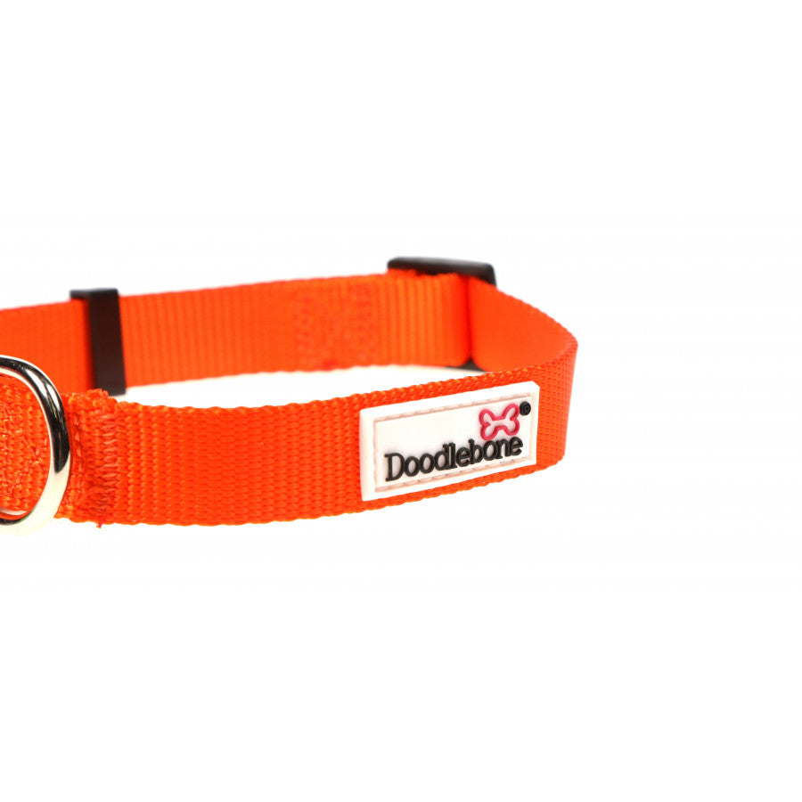 Doodlebone Bold Nylon Collar Orange Extra Large 25mm X60-75cm
