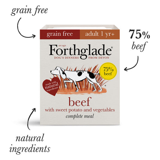 Forthglade Complete Meal Beef With Sweet Potato & Veg 395g