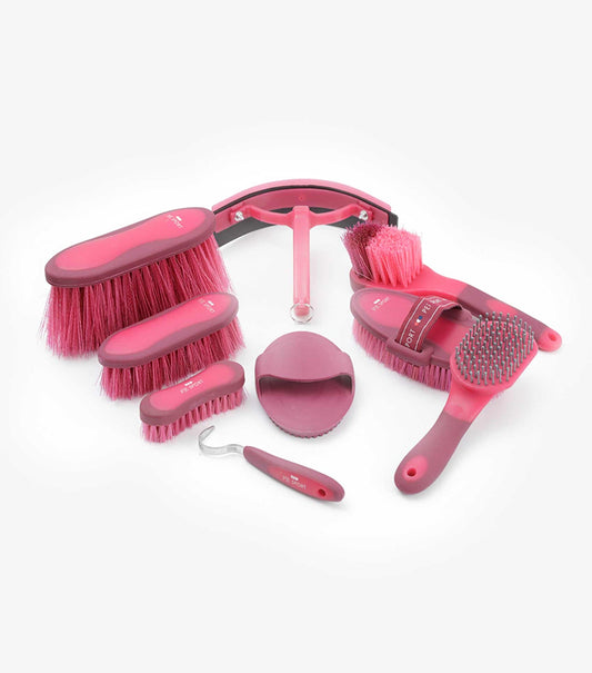 Soft-Touch Grooming Set - Wine & Fuchsia