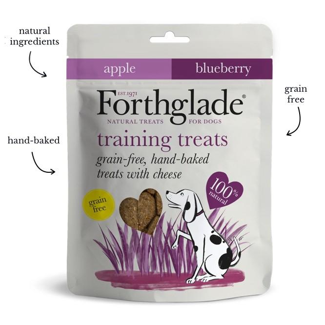 Forthglade Baked Treats Training Cheese Apple & Blueberry 150g