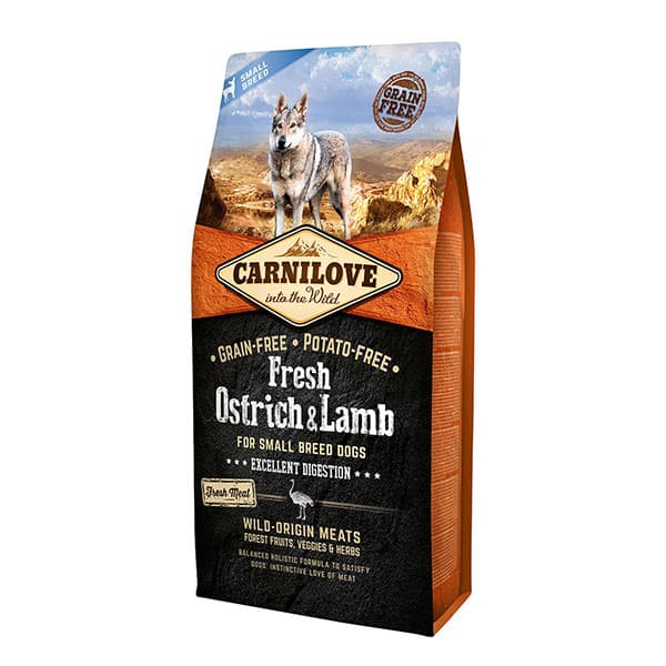 Carnilove Fresh Ostrich & Lamb Small Breed Adult 1.5kg