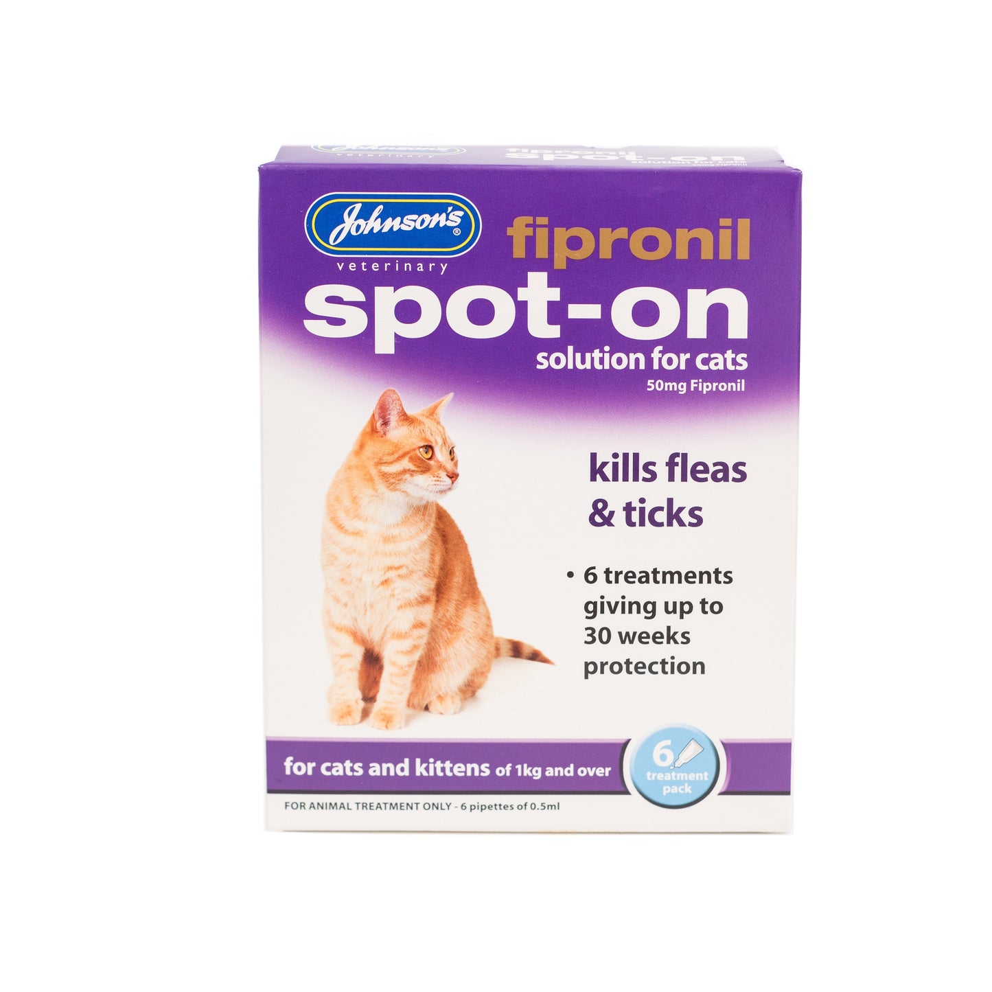 Fipronil Spot-on For Cats 6 Vial Pack