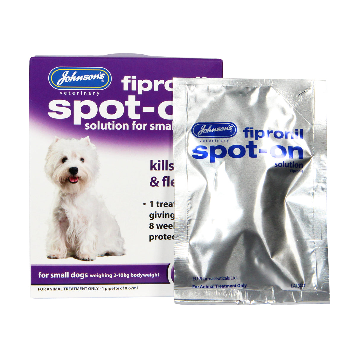 Fipronil Spot-on For Small Dogs 1 Vial Pack