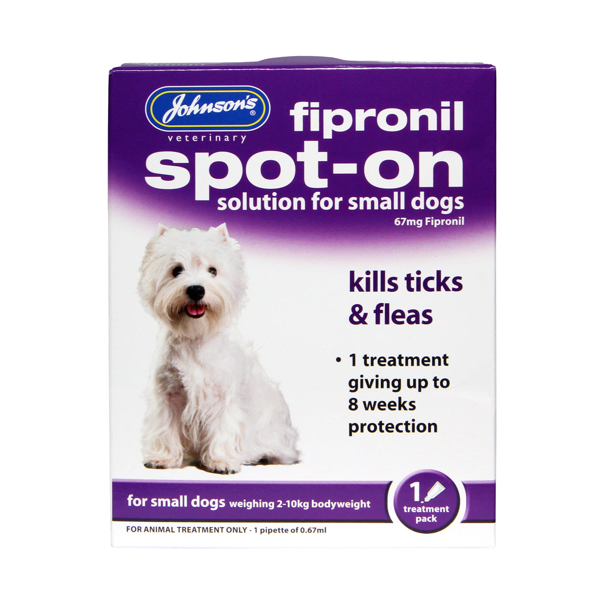 Fipronil Spot-on For Small Dogs 1 Vial Pack